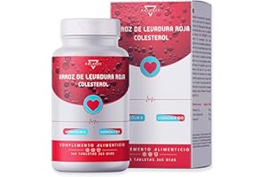 BALANCE NUTRITION LEVATURA DE ARROZ ROJO - 365 Tabletas (12 meses de suministro) | Levadura Roja de Arroz Colesterol | 2,9 mg de Monacolina K | Arroz Rojo, con Coenzima Q10 | 100% Natural