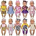 Windolls 10 Sets 14-16 Inch Baby Doll Clothes Dress Outfits Headbands Accessories fits New Born 43cm Baby Doll, 15 inch Baby Doll, 18 Inch Doll