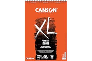 CANSON XL Croquis - Album spiralé 120 feuilles A3 90g/m² - Ivoire