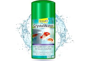 Tetra Pond CrystalWater – Clarificateur d’Eau de Bassin – Favorise une Eau Cristalline - Agglomère et facilite l’élimination des particules en suspension – 500 ml