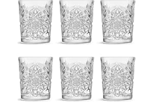 Libbey Hobstar Verre à eau - 355 ml / 35,5 cl - 6 pièces - style vintage – adapté au lave-vaisselle - haute qualité