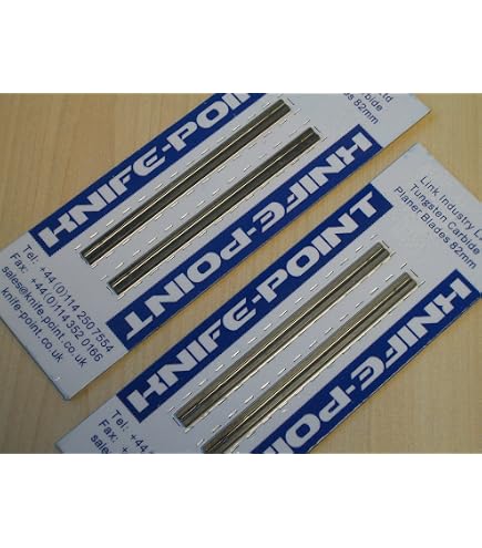 Fers De Rabot HSS Pour Wegoma, Virutex AP98, AP98N, CE53S - 56x5,5x1,1 Mm (lot De 5 Jeux = 10 Lames) | Acier Rapide Pour Bois Tendre