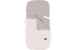 Baby's Only - 86x38 cm - 0+ Sommer Fußsack Babyschale aus Baumwolle - für 5- und 3-Punkt-Gurten Autositz - für Mädchen - Klassisch Rosa