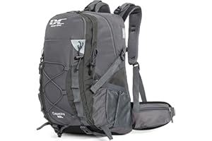 DCmount Wanderrucksack 40l Damen Herren Rucksack Wasserdicht Reiserucksack mit Regenschutz