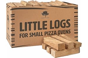 Small Pizza Oven Wood Logs 12.8L Box. Kiln Dried Oak 15cm Long Enhance Your Pizza Experience with Premium Hardwood Pizza Oven