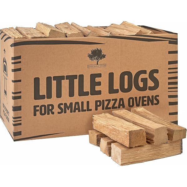 Little Logs, 1 Box, Kiln Dried Oak 15cm Fire Logs For Mini Pizza Ovens.  Ideal For Lighting Your Ooni Pizza Oven, Quick To Light Perfect Heat For  Your Pizza Oven, 4kg Hand-Packed