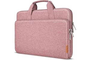 ‎DOMISO DOMISO 16 Zoll Wasserdicht Laptop Tasche Sleeve Case Notebook Hülle Schutzhülle für 16" HP Pavilion Envy/Dell/ThinkPad IdeaPad/ASUS Vivobook,Rosa