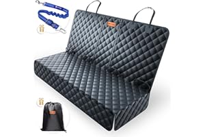 PETPROVED Hundedecke Auto Rückbank Autodecke Rücksitzschoner Autoschondecke Rückbankschoner Autoschutzdecke Hund Rücksitz (Bankabdeckung)