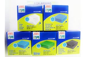 JUWEL AQUARIUM Ensemble de 5 Eponges Filtres Juwel Compact