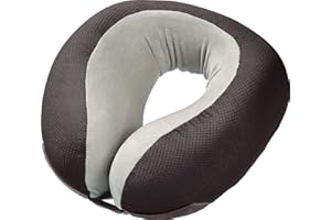 Go Travel Super Supportive & Ergonomic Memory Foam Dreamer Travel Neck Pillow (Black)