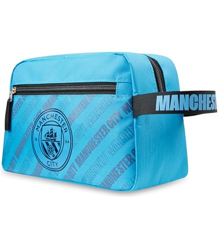 Pulsera de cuero con el escudo del club del Manchester City | Official