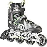 HUDORA Inliner Inline-Skates RX-90, Gr. 36-46 für Jugendliche und Erwachsene, schwarz/grün