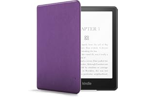 FOREFRONT CASES Cover for Kindle Paperwhite 2021 - Lightweight Kindle Paperwhite Case - Purple - Slim & Light, Smart Auto Sleep-Wake, Kindle Paperwhite 6.8" (11th Generation - 2021) Case, Cover