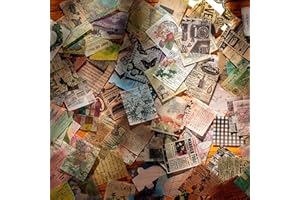 HNJKJEU 366 fogli di carta di sfondo decorativa per album di ritagli, carta da parati, motivi misti vintage, album Scrapbook, carte di background per album, lettere, carte, regali, fai da te o decorazioni, 40