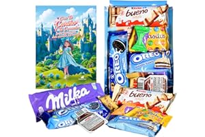 IMPERIAL COAST Chocolates originales para regalar I Bandeja de chocolates | Cartón 100% reciclable | Regalo para Cumpleaños, Fiestas, Sorpresas y Momentos dulces (Princesa)