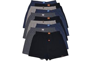 MioRalini Klasyczne bokserki męskie, luźne, miękkie, zestaw 10 sztuk