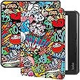 QINOUK Kobo Libra Color Case, [Stand Function] Ultra Thin Smart Cover with Auto Sleep Wake, PU and PC Anti-Scratch Protective Case for Kobo Libra Colour-4