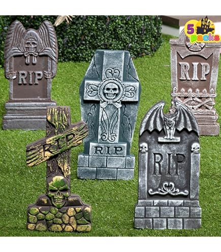 Décoration Squelette D'Halloween - Figure De Cimetière 7,87 Pouces, Pour Pelouse, Maison Hantée