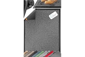 ‎KESSER KESSER Schmutzfangmatte, Profi Fußmatte in vielen Größen, Türmatte, Teppich, Fußabtreter & Fußabstreifer, rutschfest, wetterfest, maschinenwaschbar, Haustür & Wohnungseingang,Anthrazit 90x150cm