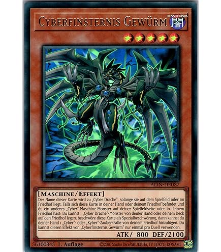 LDS2-DE033 - Cyber Eternity Dragon - Ultra Rare - 1st Edition - German -  Legendary Duelist Season 2