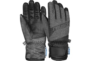 Reusch Dziecięce rękawiczki Dario R-TEX XT Junior, Black/Black Melange, 6.5, 4961212