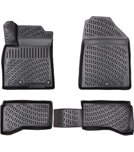ELMASLINE 3D rubber mat set for Hyundai IONIQ 6 2023-2024 (Ioniq6) | high rim | accessories | floor mats ELMASLINE 3D rubber mat set for Hyundai IONIQ 6 2023-2024 (Ioniq6) | high rim | accessories | floor mats
