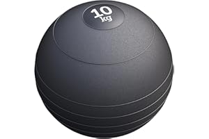 Gorilla Sports® Slam Ball - 3kg, 5kg, 7kg, 10kg, 15kg, 20kg Poids, Individuel/Ensemble, Antidérapante, Noir - Medecine Ball, Balles de Poids, Musculation, pour Fitness, Gym, Domicile, Entraînement