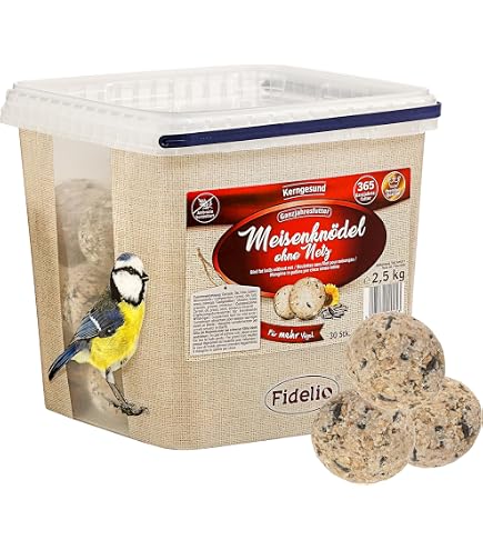 TYROL ECO Box Boules De Graisse X30 - Sans Filet Pour Oiseaux