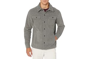 Amazon Essentials Uomo Giacca Camicia Invernale in Pile Polare a Maniche Lunghe