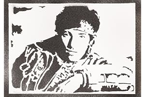 moreno-mata Autentici Graffiti Fatti a Mano Bruce Springs... Handmade Poster Musica Quadro Moderno Soggiorno Decorazione Parete Regalo Uomo e Donna