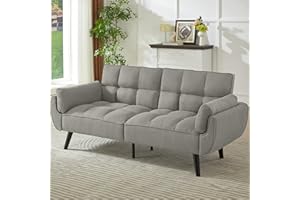 ‎JIEXI JIEXI Dreifaches Schlafsofa, Rückenlehne ohne Klappfunktion, 191x83cm, bequem, geeignet für Wohnzimmer, Zimmer, Schlafzimmer