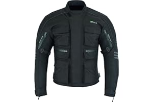RIDEX Mens CJ1 Motorbike Motorcycle Jacket Protection Waterproof