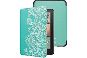 WALNEW Case for 7" All-New Kindle Paperwhite 12th Gen 2024 and Kindle Colorsoft Signature Edition, Premium PU Leather Protective Cover with Auto Wake/Sleep (Mandala)