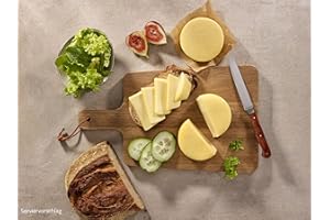 ‎RATION1.DE ration1 Gouda Käse 8 x 200g, Dosenkäse 10 Jahre haltbar, vegetarisch, laktosefrei und glutenfrei, Lebensmittelvorrat Konserven, Notnahrung, Camping Essen