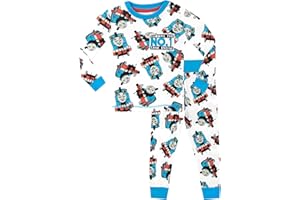 Thomas und seine Freunde Piżama chłopięca Thomas mała lokomotywa, krój slim fit
