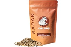 Karak Chai Tea - CTC BOP Loose Leaf Tea with Cinnamon & Cardamom - 125g Creamy & Indulgent Indian Chai Tea & Chai Spice Mix - Chai in 5 Minutes, Tea in 3 Minutes - Kadak Chai by Chai Guys, 16 Cups