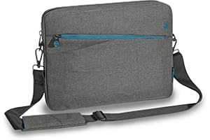Pedea Borsa per Tablet PC 12,9 pollici per iPad Pro (2020/2021/2022), IdeaPad MIIX 510/MIIX 520/Tab P12 Pro, Surface Pro 5/ Pro 6/ Pro 7, Galaxy Tab S7 FE/Tab S7 Plus, custodia grigia