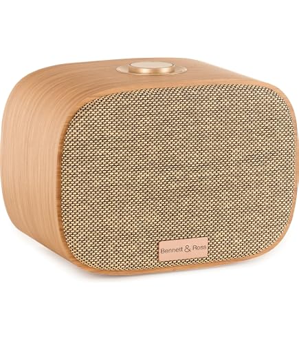 CREATE Retro Bluetooth Lautsprecher | 40W, Bis 5h Laufzeit | Mit Trageriemen, Cremeweiß