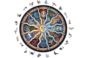 LMAZG Holzpuzzle Erwachsene, Puzzle 200 Teile, Holzpuzzle Tiere füR Erwachsene und Kinder, Unregelmäßige und Einzigartige Rätsel, Anzug Puzzle füR Kinder ab 12 Jahren und Erwachsene