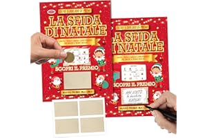 KAÏDENSÏ Gratta e Vinci Personalizzato Scherzo - La Sfida di Natale - Idee Regali Divertenti Natalizi Originali - Gadget Idea Regalo Natalizio Originale - Scherzi Compleanno Uomo Donna