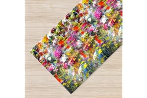 Il Gruppone Passione Casa Tappeto Cucina Antiscivolo Made in Italy Passatoia Antimacchia Multiuso Corridoio Soggiorno Lavabile in Lavatrice - 50x200 - Quadri997