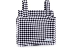 Mi bollito - Bolsa Organizadora de Cochecitos para Mamá, bolsa Carrito Bebe, multifuncional de gran capacidad para almacenar. (Negro)