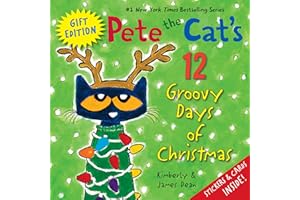 Pete the Cat's 12 Groovy Days of Christmas Gift Edition: Includes Stickers and Holiday Cards! A Christmas Holiday Book for Kids