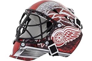 Franklin Sports NHL Team Logo Mini Hockey Goalie Mask with Case - Collectible Goalie Mask with Official NHL Logos and Colors