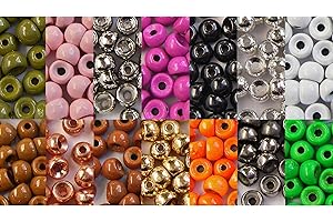 Pechetruite 25 x Billes TUNGSTENE 3,5 mm (0,31g) Couleur AU Choix pour Montage de Mouche de pêche
