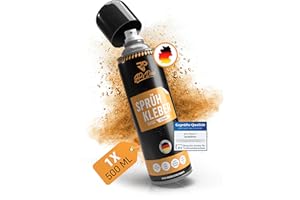 ‎JPS DEAL [Neu 2024] JPs Deal® Sprühkleber extra Stark 1x500ml - Mit Mischkugel und Ventil zum Verstellen - Klebespray für Schaumstoff, Filz, Textil, Watte etc.