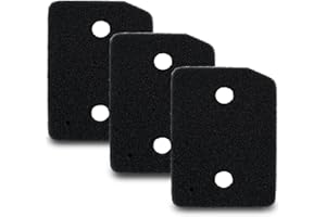 FILTERWELT Juego de 3 filtros de Secadora Compatible con Miele T1 9164761 | Filtro de Espuma | Filtro Fino Grueso | 207 x 157 x 30 mm | Filtro de Esponja | Filtro de condensación