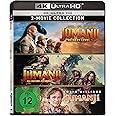 Jumanji 1-3 - 3-Disc-Set (3 4K Ultra-HD, Limited Edition) exklusiv bei Amazon.de [Blu-ray]