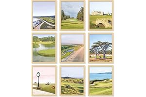 97 Decor Masters Golf Wall Art - Golf Posters, Sawgrass Golfs Art Pictures, Augusta National Golfs Course Prints for Home Bedroom Decoration (8x10 UNFRAMED)