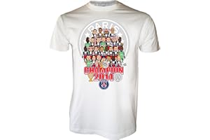 PARIS SAINT-GERMAIN PARIS SAINT - GERMAIN T-Shirt PSG - Champion DE France 2014 - Doublé Coupe et Championnat - Collection Officielle Football - Adulte